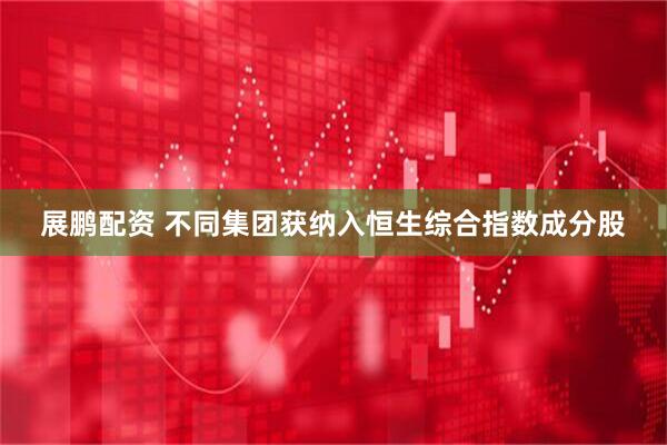 展鹏配资 不同集团获纳入恒生综合指数成分股